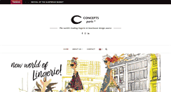 Desktop Screenshot of conceptsparis.com